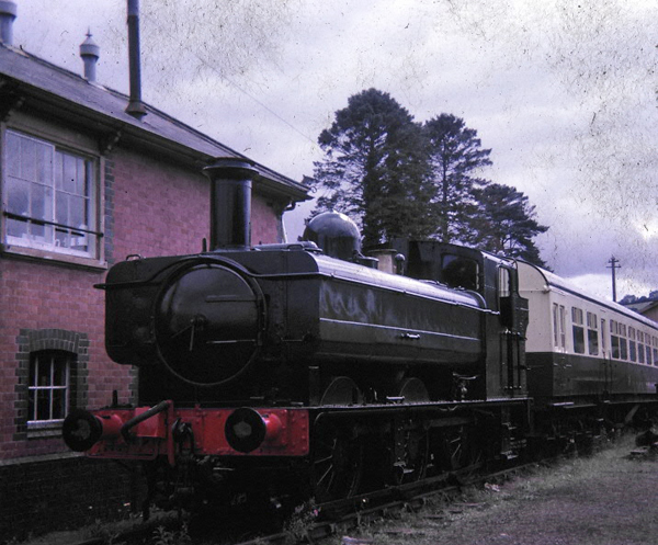 64xx in Buckfastleigh yard August 1966